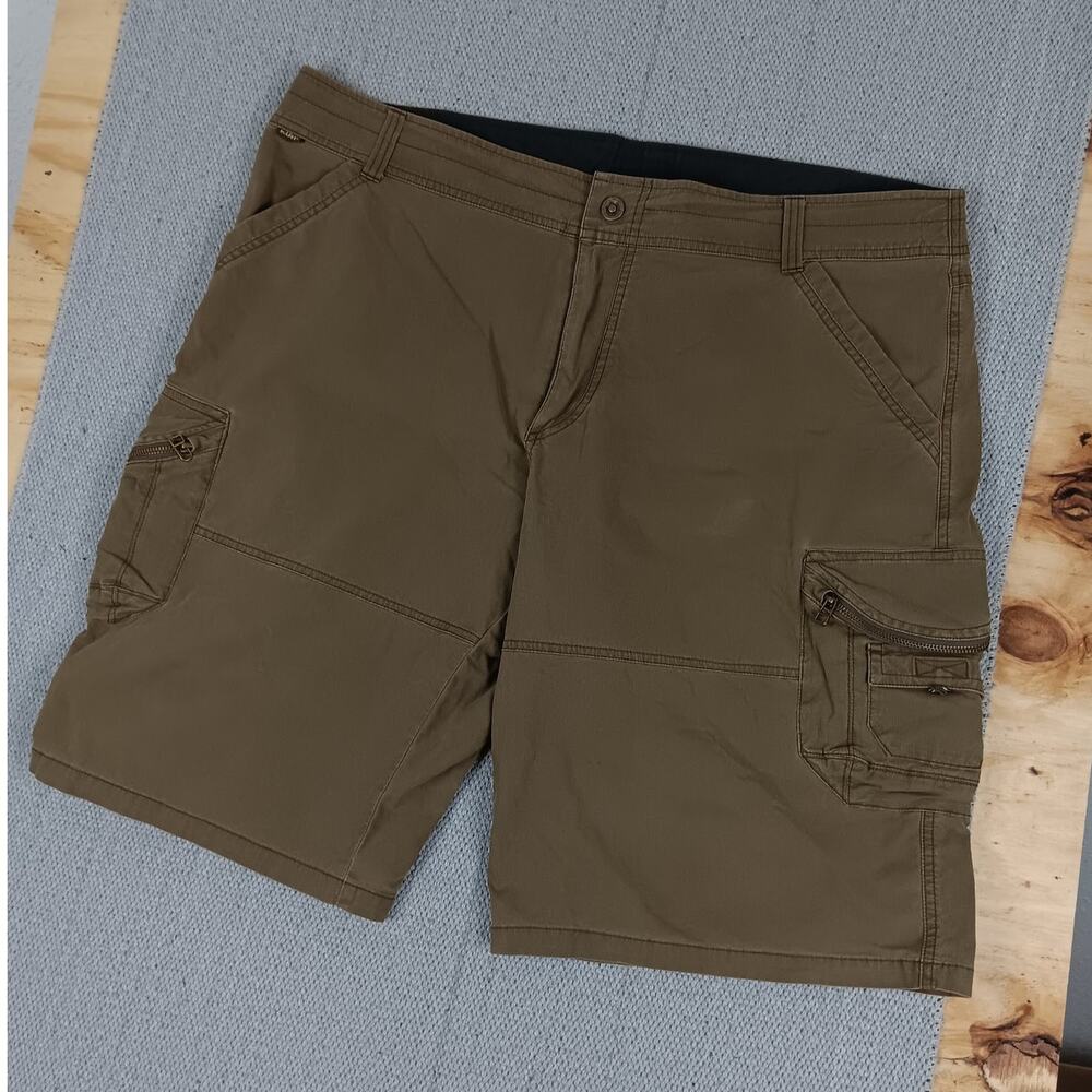 Kuhl Ambush Cargo Shorts Men's 42X12 Driftwood Brown Patina‎ Dye Hiking Outdoor - Picture 3 of 16